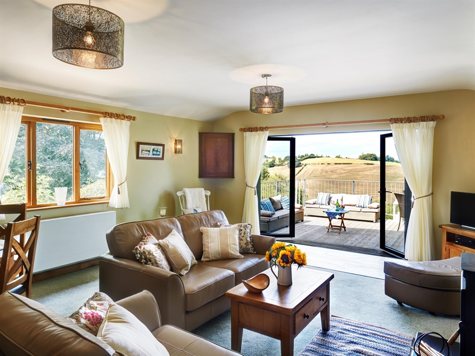 The Bach - Living Room and Decking