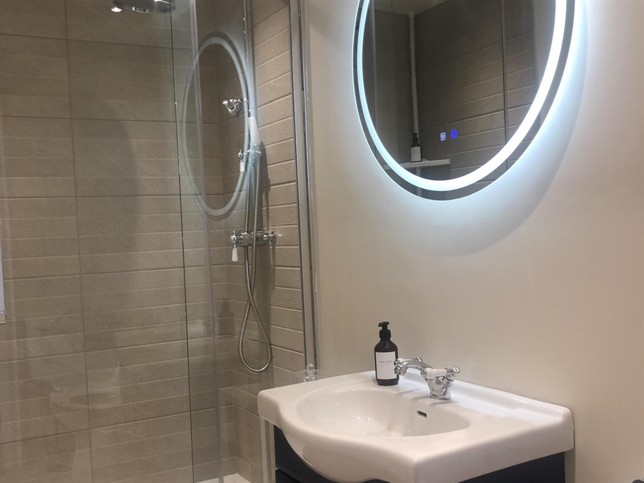 Rainfall shower in our King room