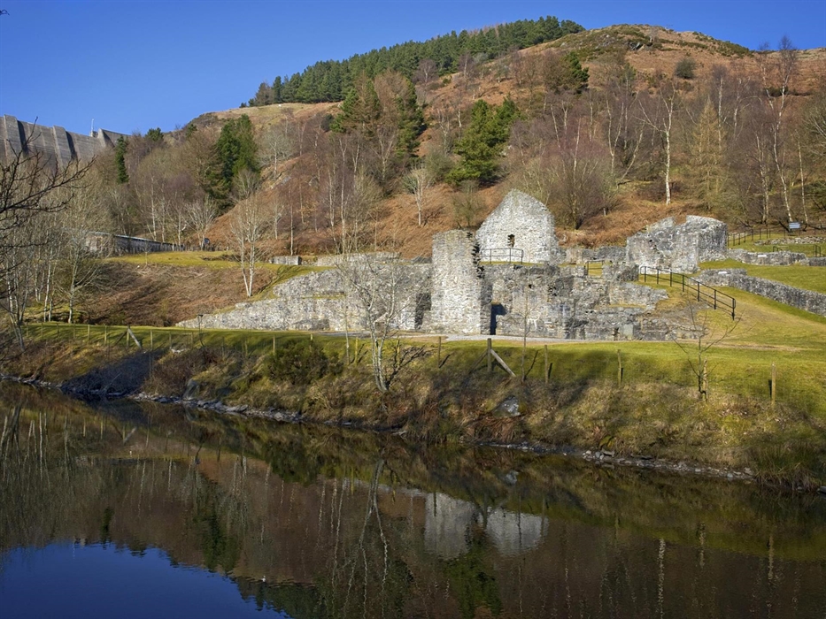 Bryntail Lead Mine Buildings