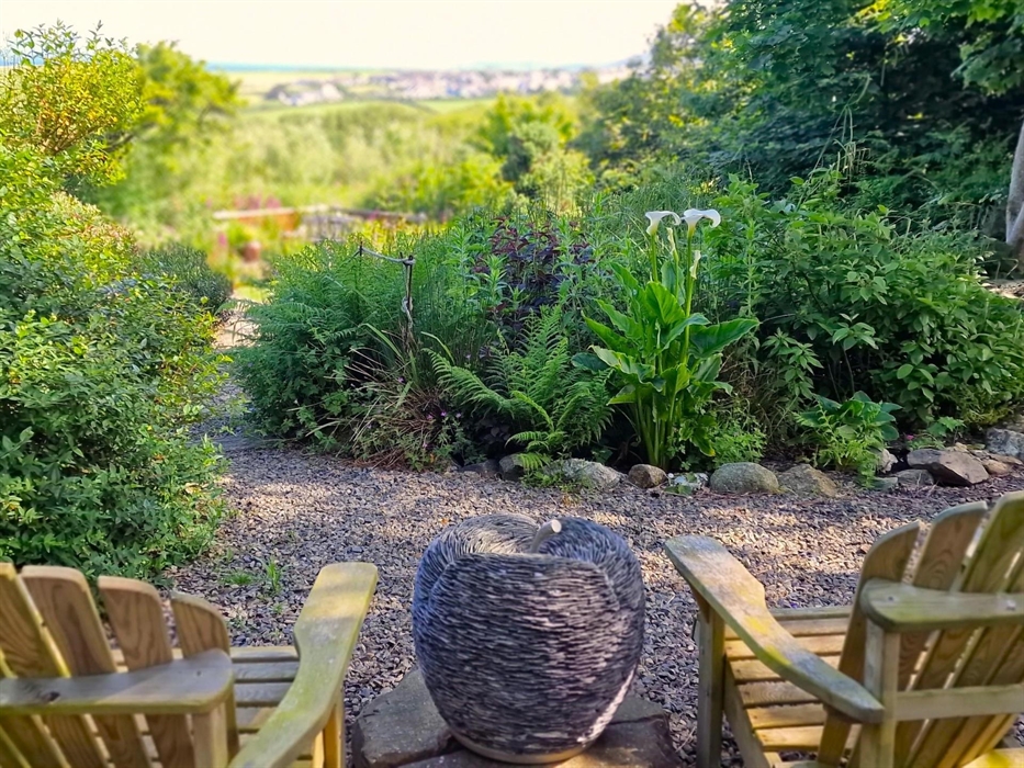 Views over Trefin village from Yr Hafan Holiday Cottages