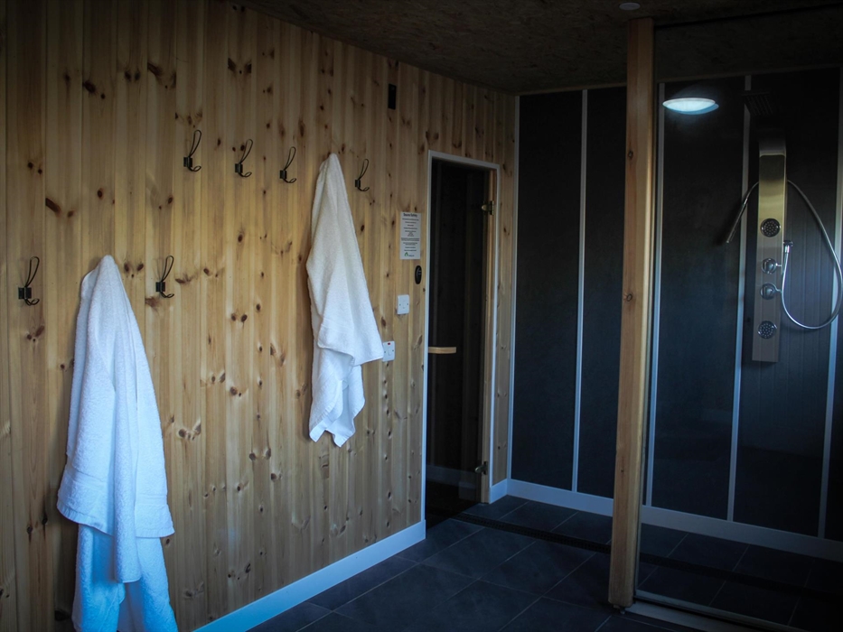Sauna at Glandwr House, Rhayader, relax and unwind in our Sauna