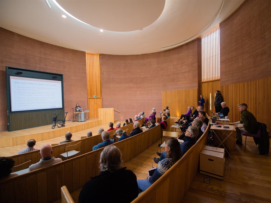 The Sheppard Theatre is a 150 seat auditorium