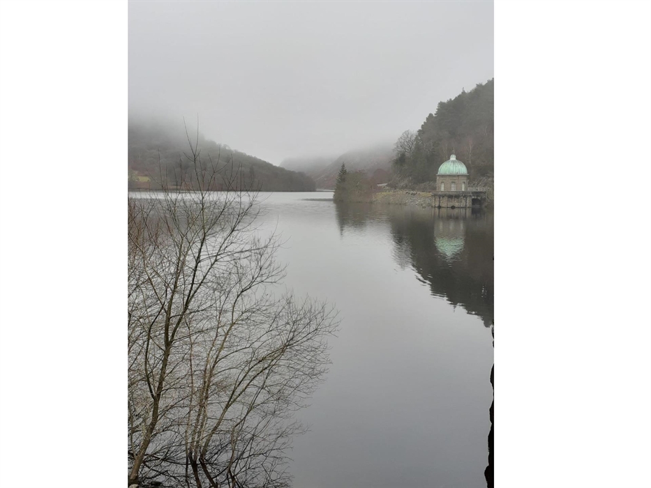 A misty morning in The Elan Valley ......