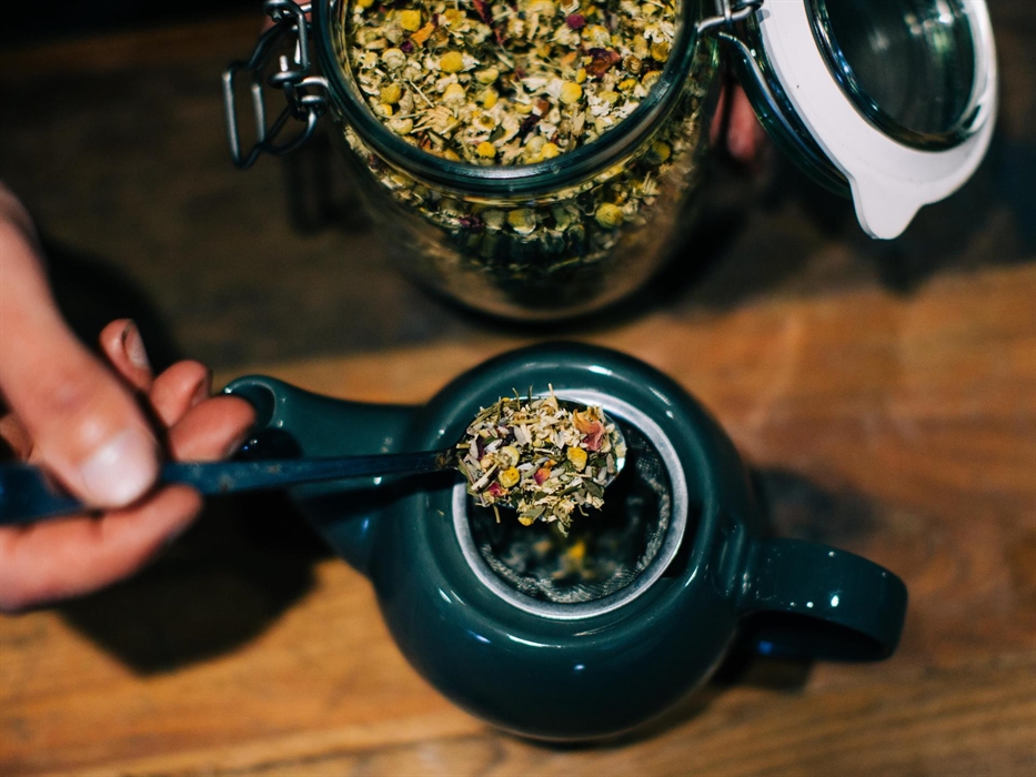 Loose Leaf Tea at MamGu Welshcakes St Davids Cafe, St Davids Cathedral, Pembdrokeshire