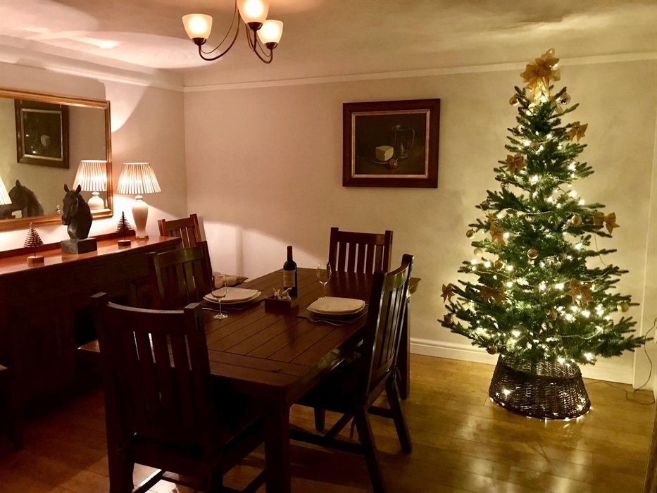 Great space to enjoy a festive meal