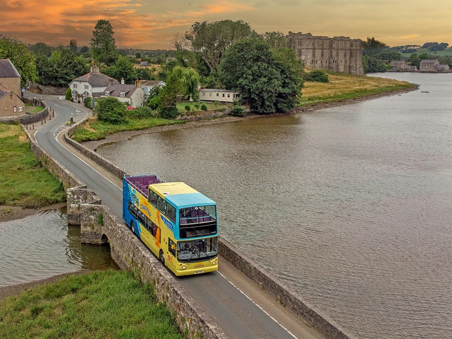 Tenby Coaster at Carew Castle