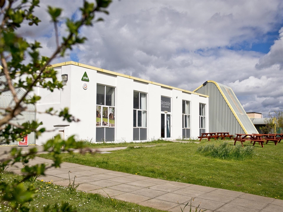 Front of Hostel/Cafe