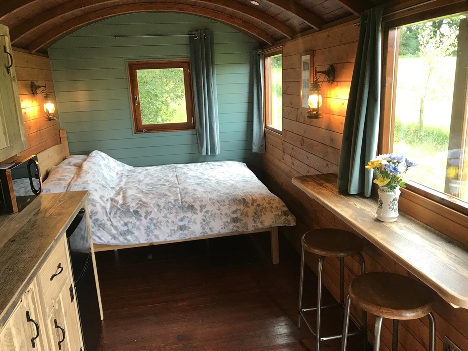 Inside the Shepherds Hut