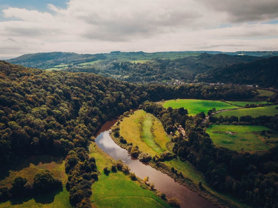 The river Wye, Monmouthshire/Gloucestershire