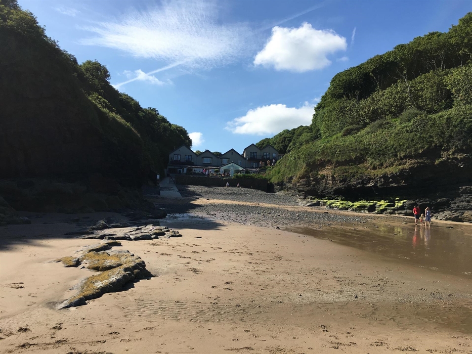 House from the beach