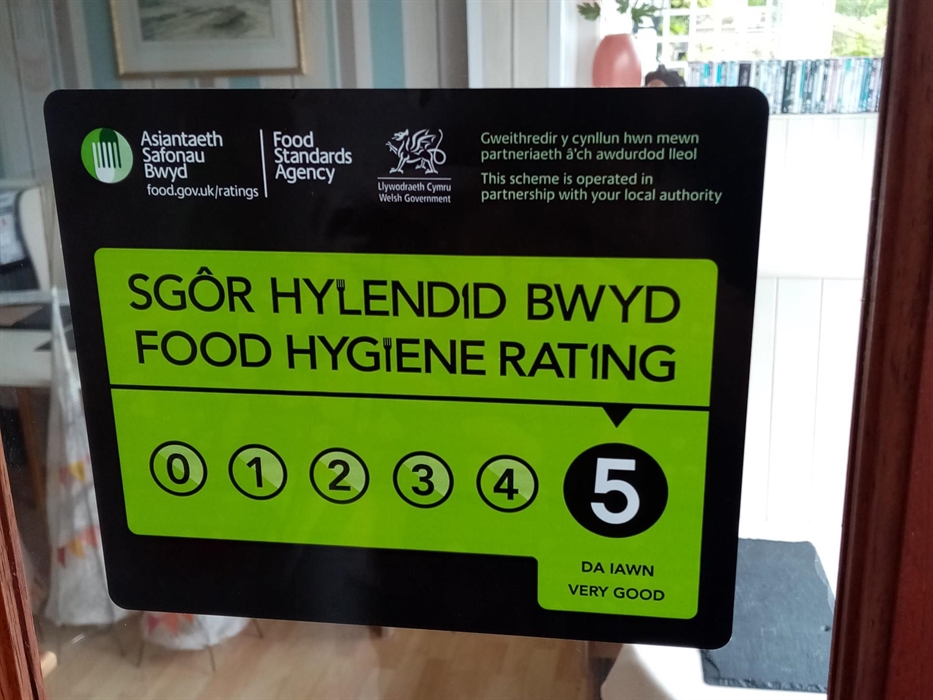 5 star health and hygiene rating