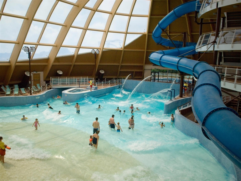 An image of the Blue Lagoon Water Park.