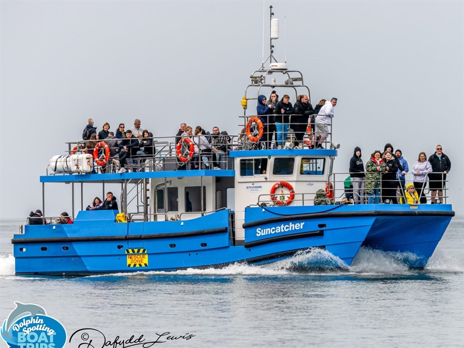 The first twin deck in New Quay offers amazing views on top and low deck.