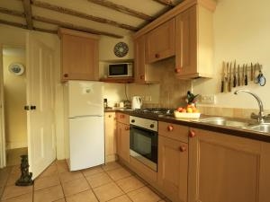 The kitchen at the Town Cottage, Llanidloes, Powys