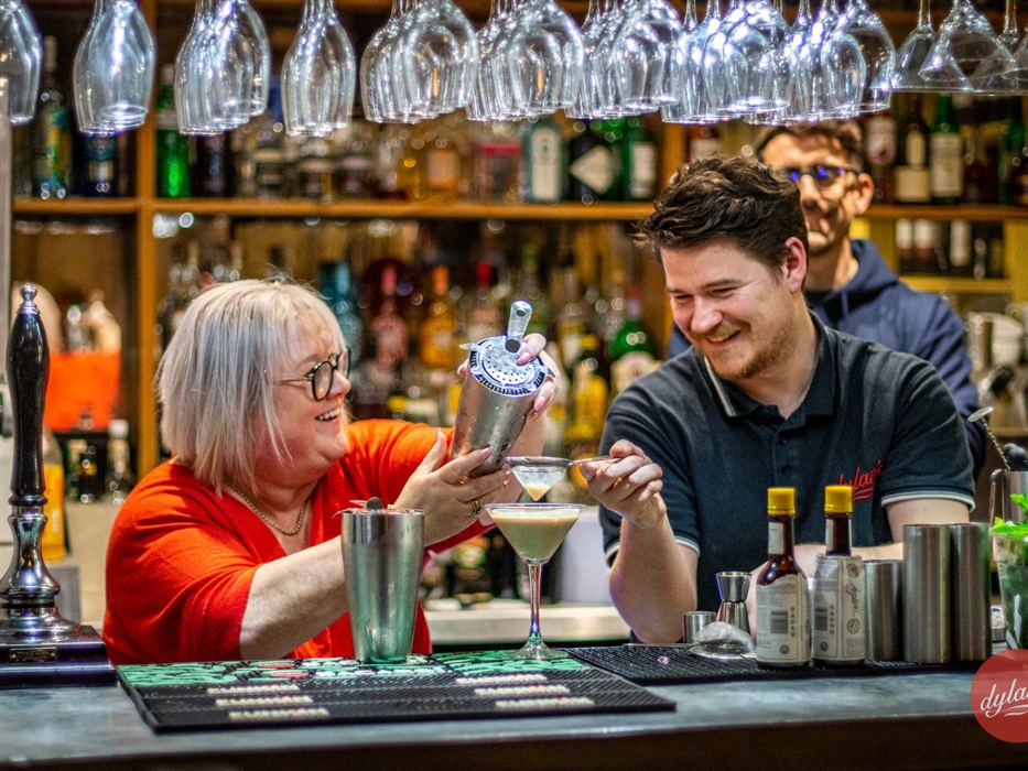 Cocktail making at Dylan's