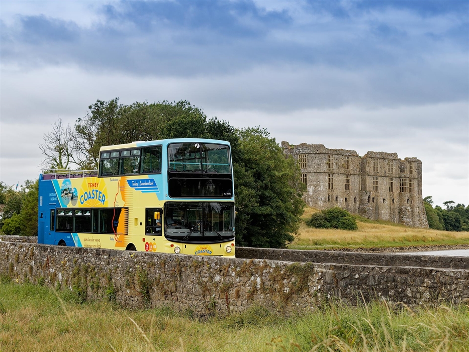 Tenby Coaster at Carew Castle