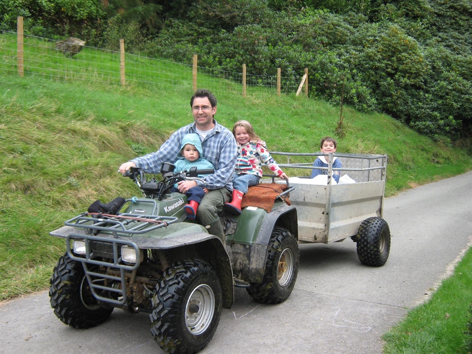 Huw the owner & family