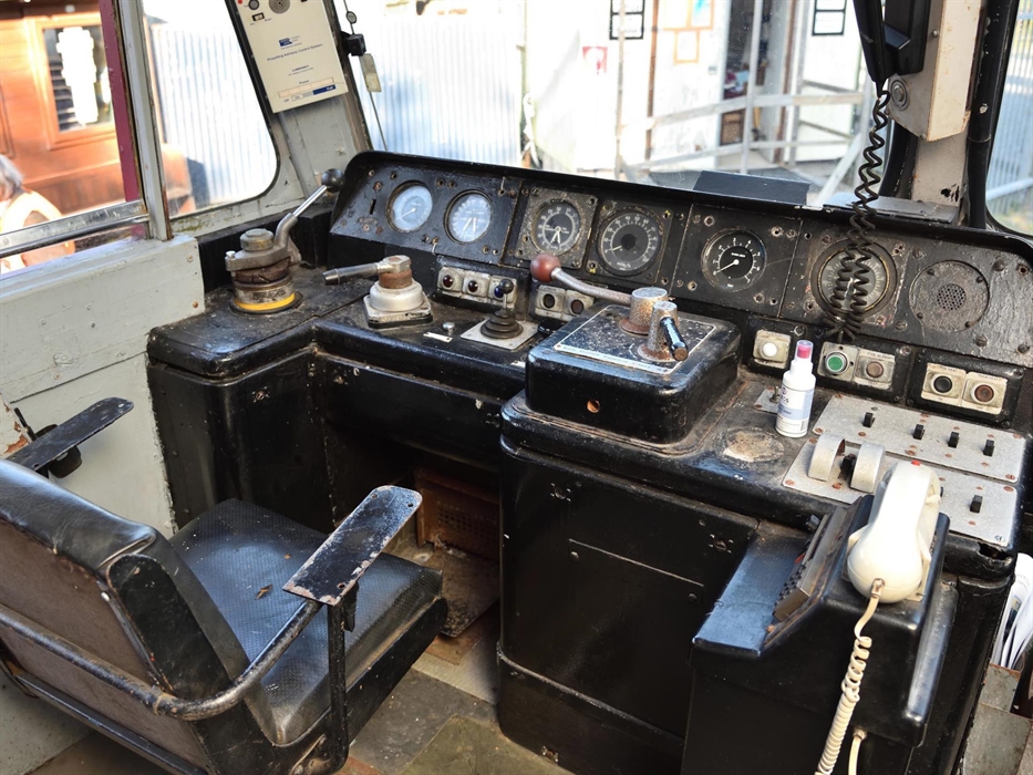 Full size locomotive cab