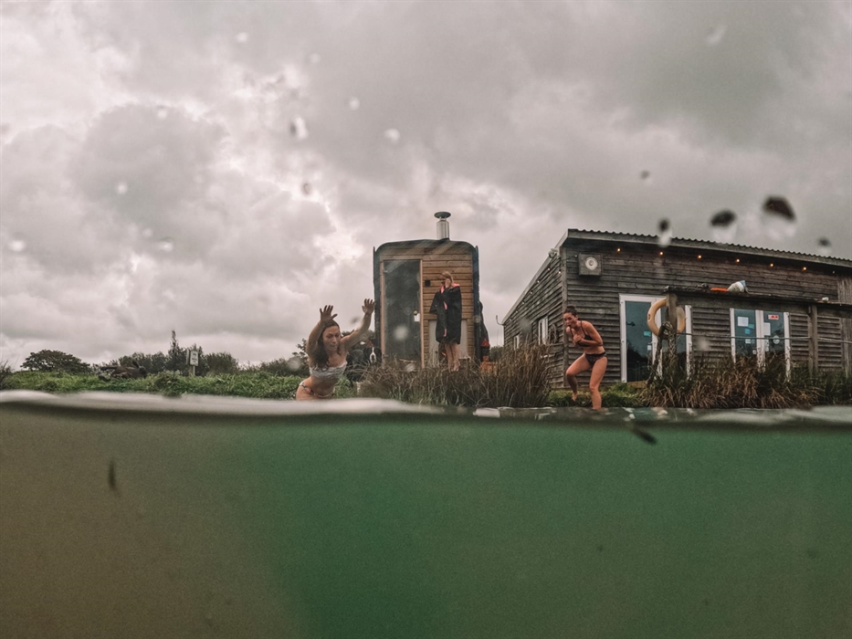 Revitalize your senses with a refreshing cold dip