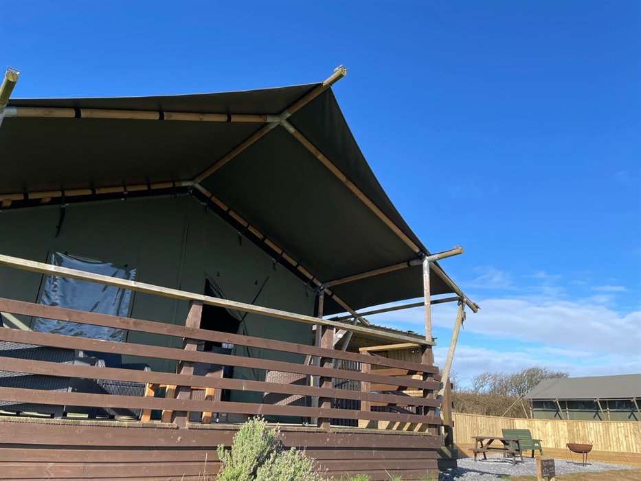 Exterior Glamping Tent Burry Holmes