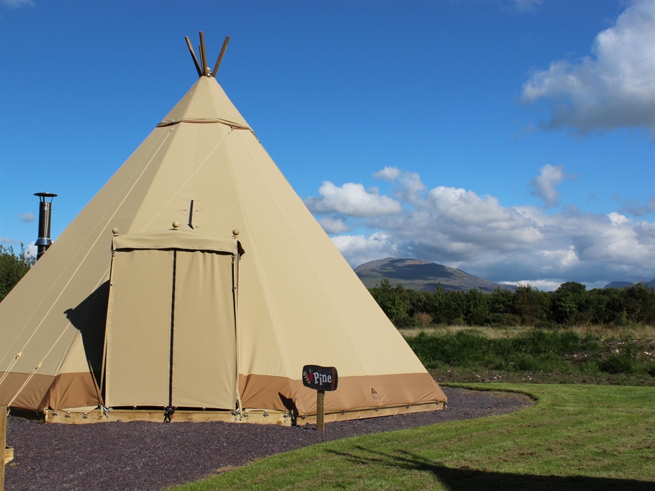Tipi Glamping Wales Views of Snowdonia