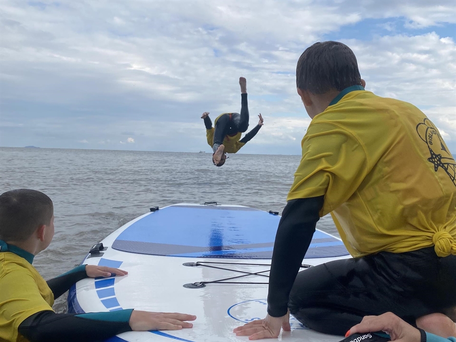 Bespoke mega SUP fun session.