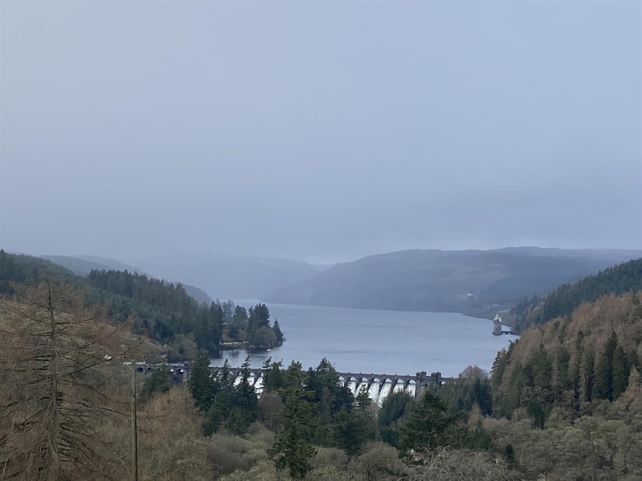 Lake Vyrnwy in Mid Wales supplying Liverpool with its water, a beautiful place even if the sun isn’t shining. Views abound with walks and mountain pas