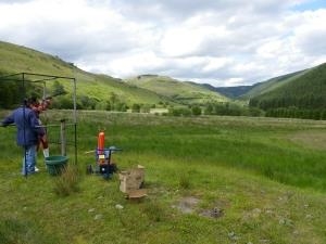 Clay Pigeon Shooting at Llanerchindda