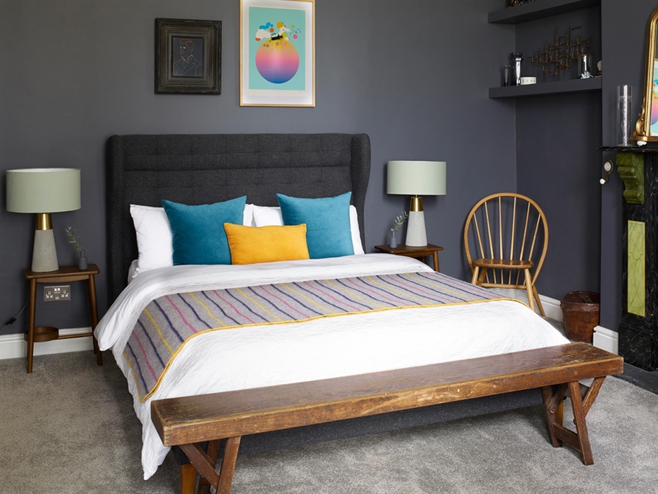 Each of The Royston’s bedrooms has its own unique character and style, featuring original artwork and a curated mix of vintage and designer furniture.