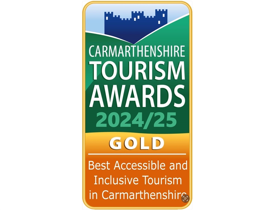 "Wales National Winners for the Accessible and Inclusive Tourism Award"