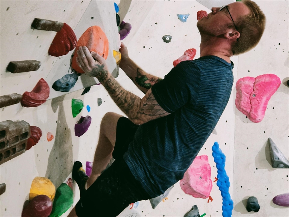 Bouldering available for beginners through to advanced adult climbers