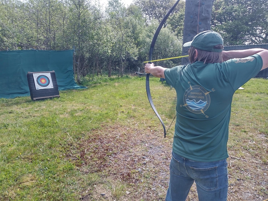 Learn the ancient skill of archery on site at The Lower Lliw Reservoir