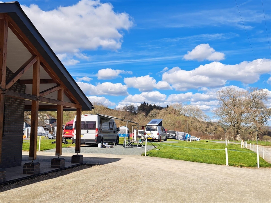 New Shower Block and Hardstanding Pitches