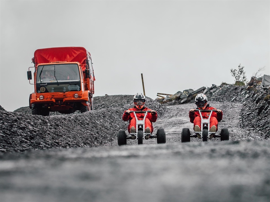 Quarry Karts at Zip World Penrhyn Quarry