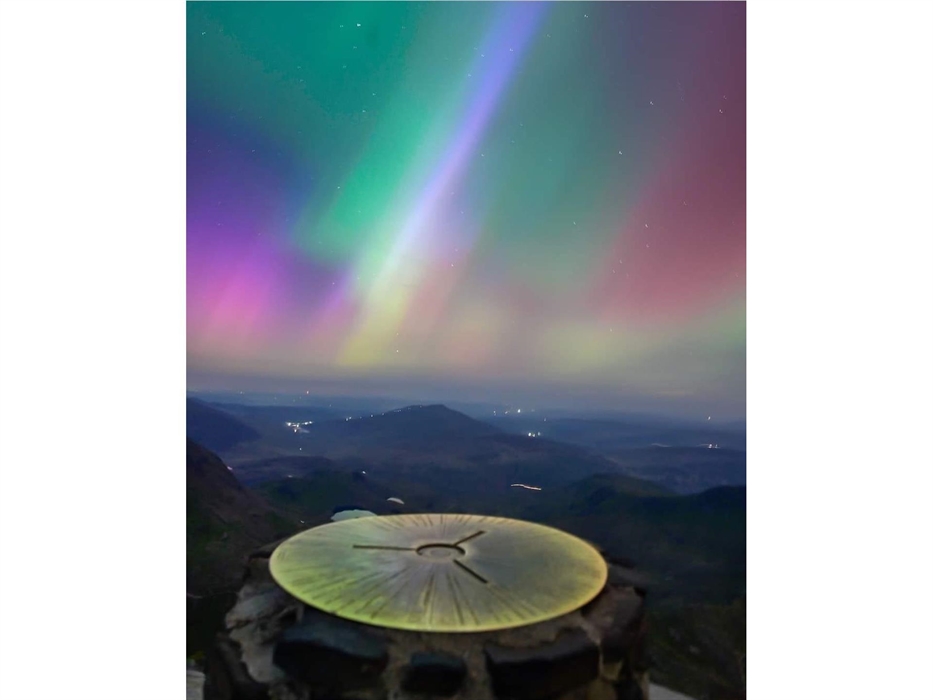 Northern Lights over Snowdon
