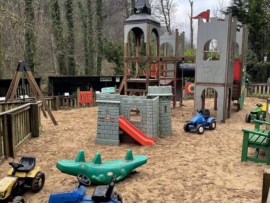 Somewhere to relax with the children running off the energy