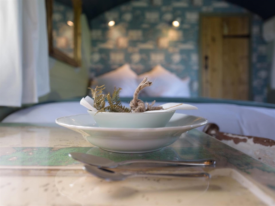 Brook Cottage Shepherd Huts - Angharad www.luxuryglampingwales.co.uk