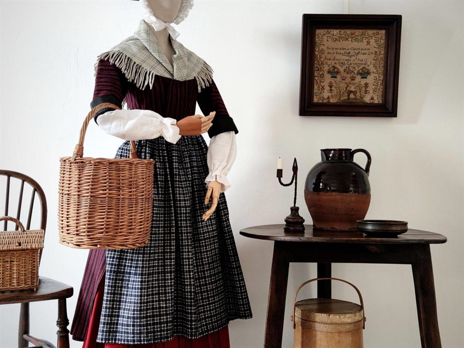 !9th Century Costume , each year we put on a new exhibition featuring a different aspect of the collection , We also give Talks and Classes based upon