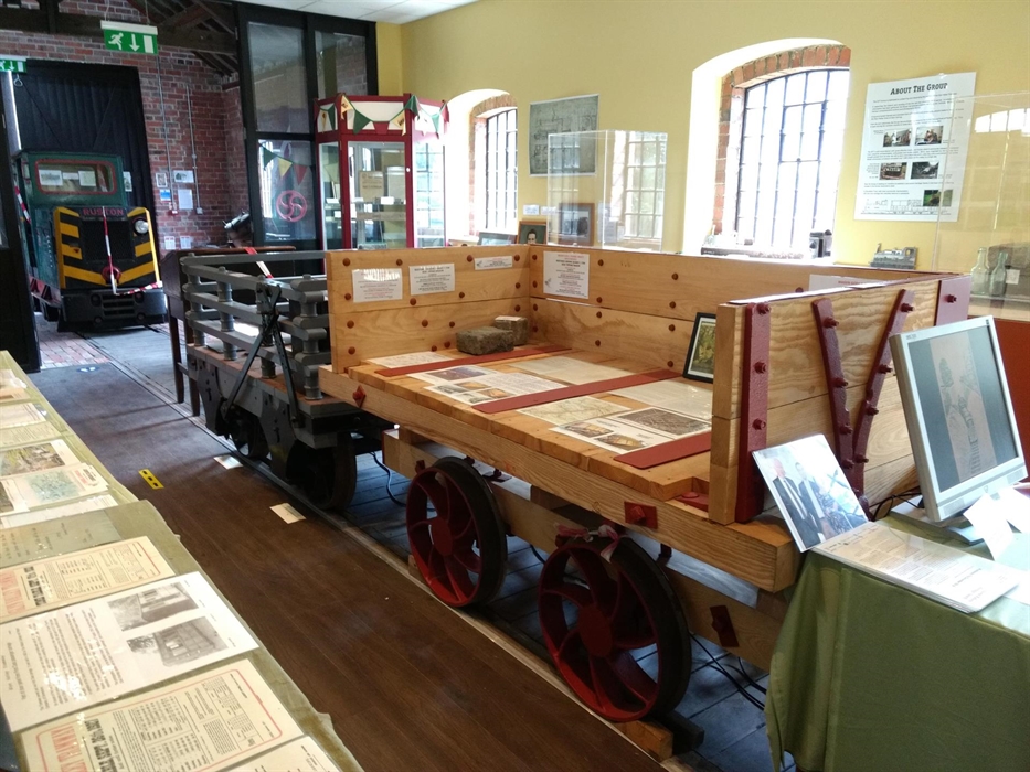 Inside the Old Tramway Engine Shed Museum