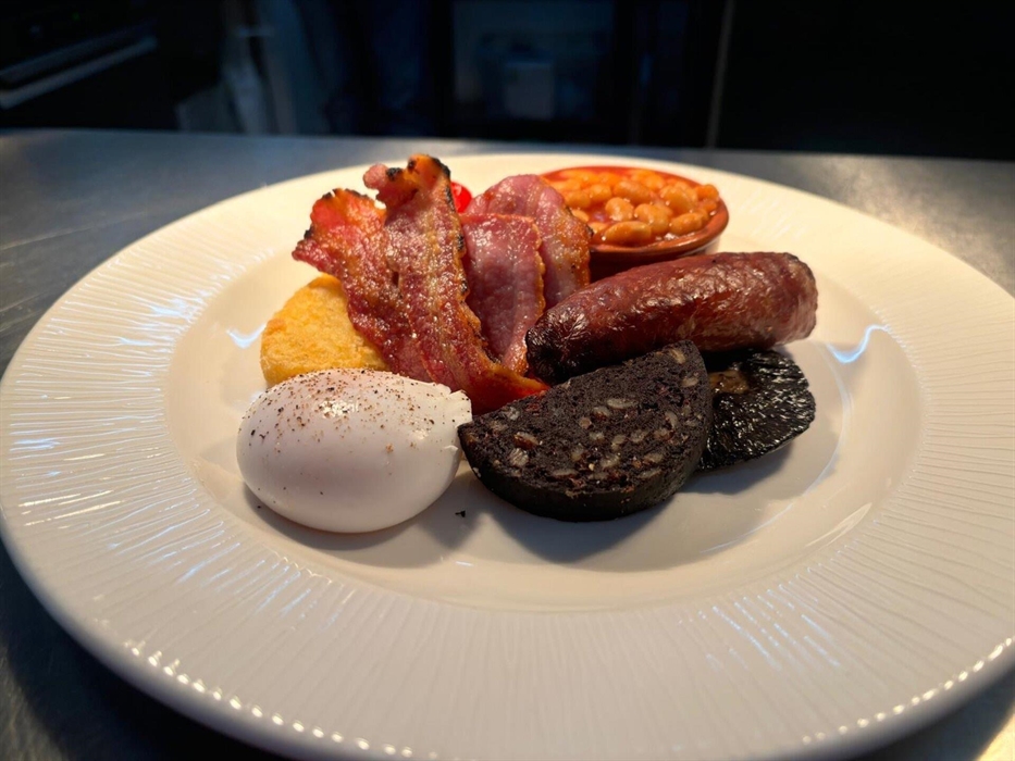 Our take on the classic 'full English' included in our B&B