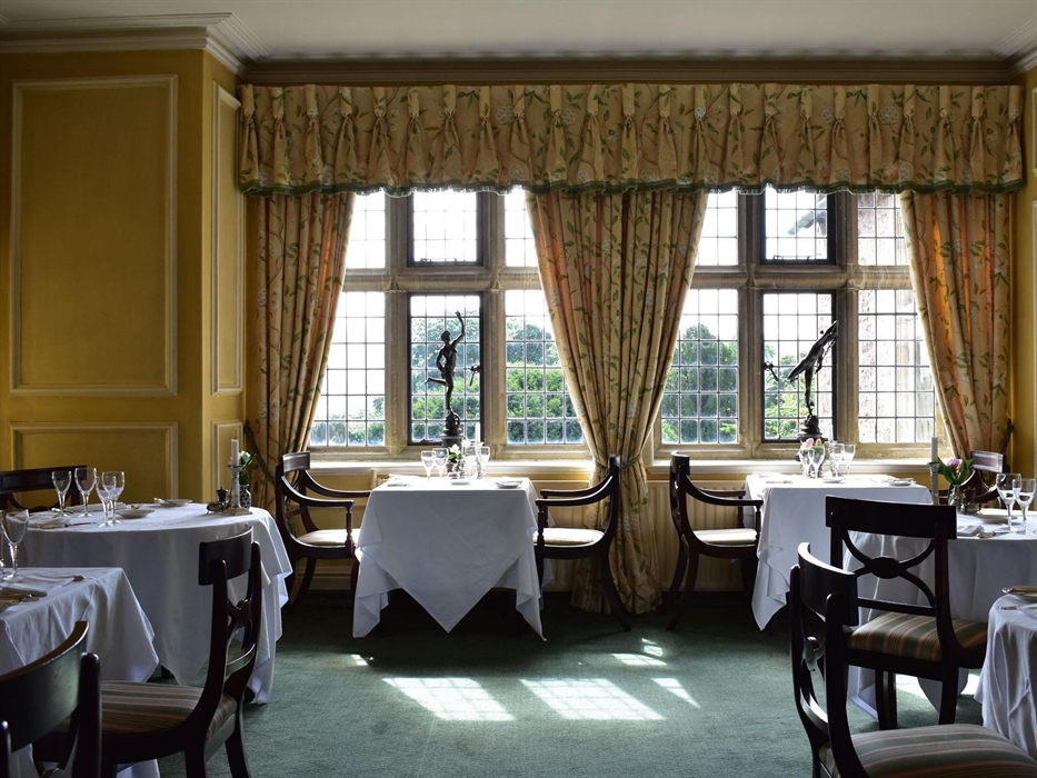 South Dining room at Bodysgallen Hall