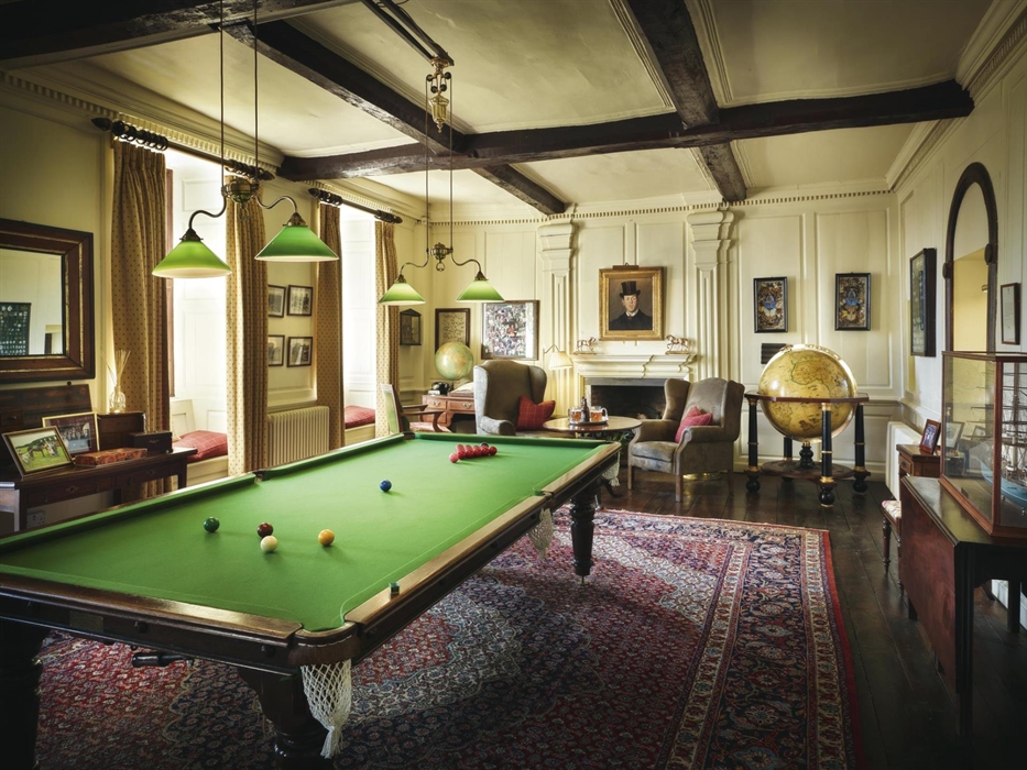 Llangoed Hall | Snooker Room