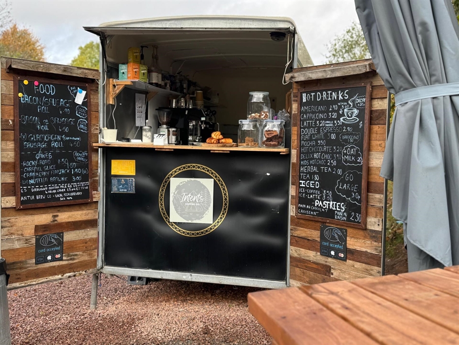 popup catering daily breakfast, freshly ground coffee, campsite facilities, Cwmdu Campsite, Crickhowell, Brecon Beacons