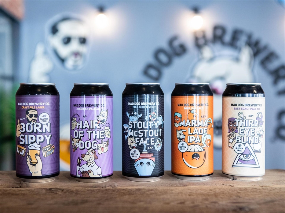 Mad Dog Brewery Co Ltd range of beers