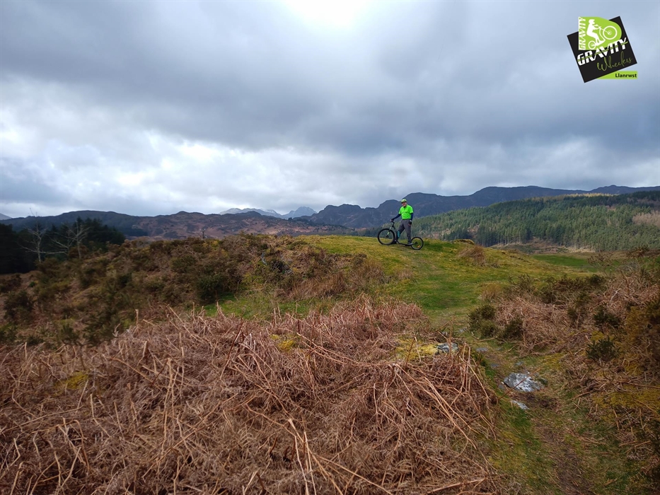 the peak before dropping down into Geirionydd lake