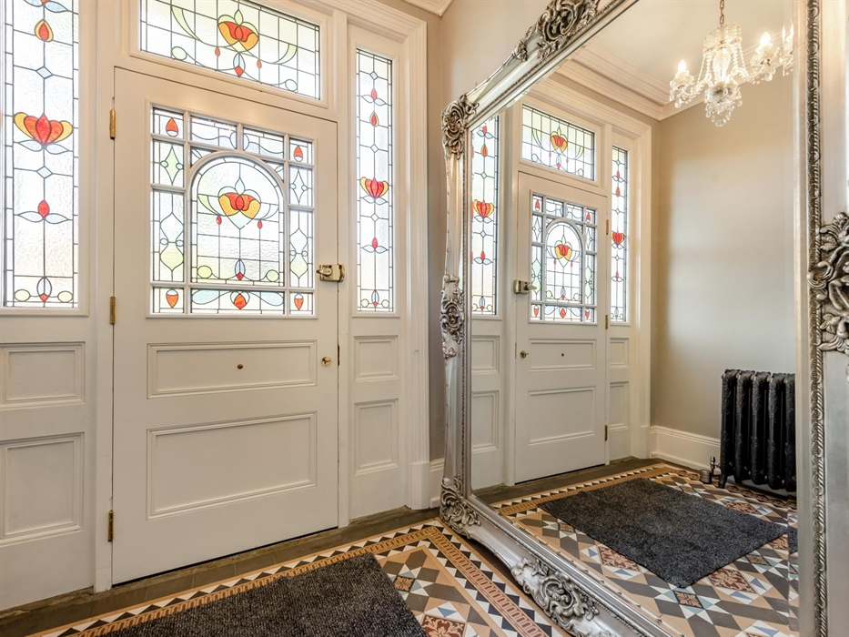Edwardian Entrance Hall with original tiles