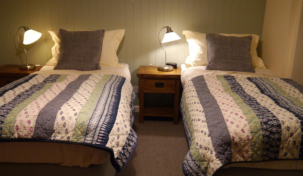 Our restaurant with log burner and underfloor hear