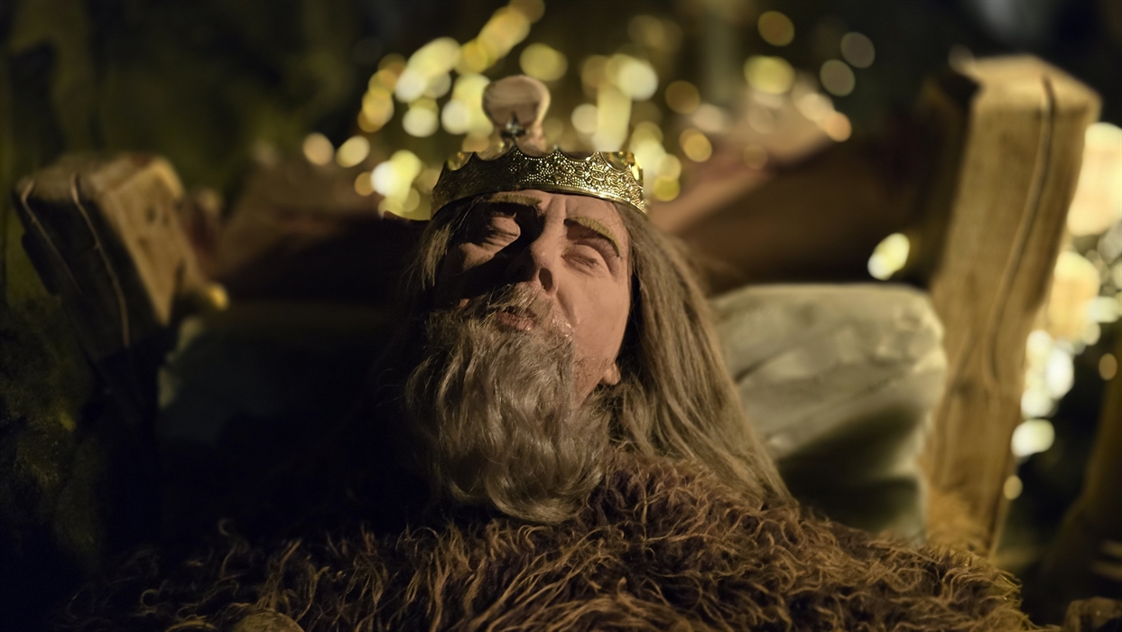 King Arthur sleeping in King Arthur's Labyrinth