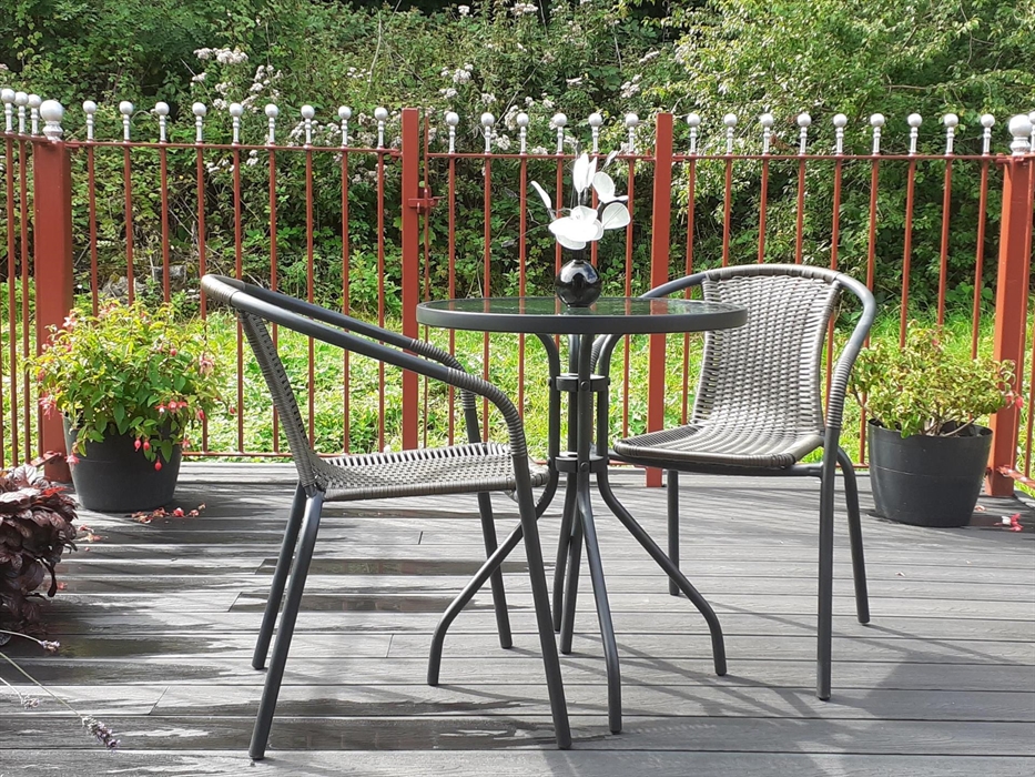 Balcony off lst floor double bedroom