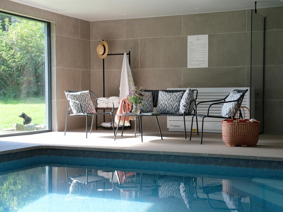 Shared indoor heated pool